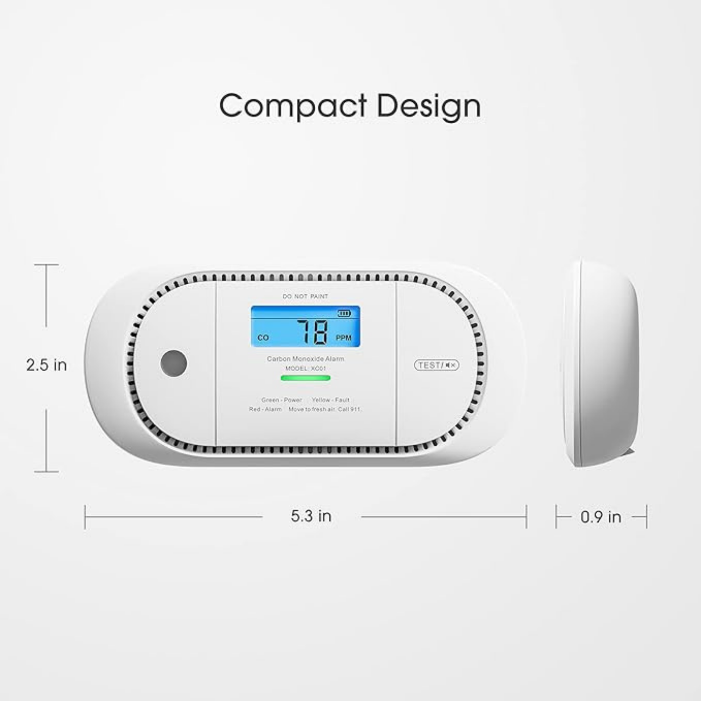 Carbon Monoxide Detector Alarm