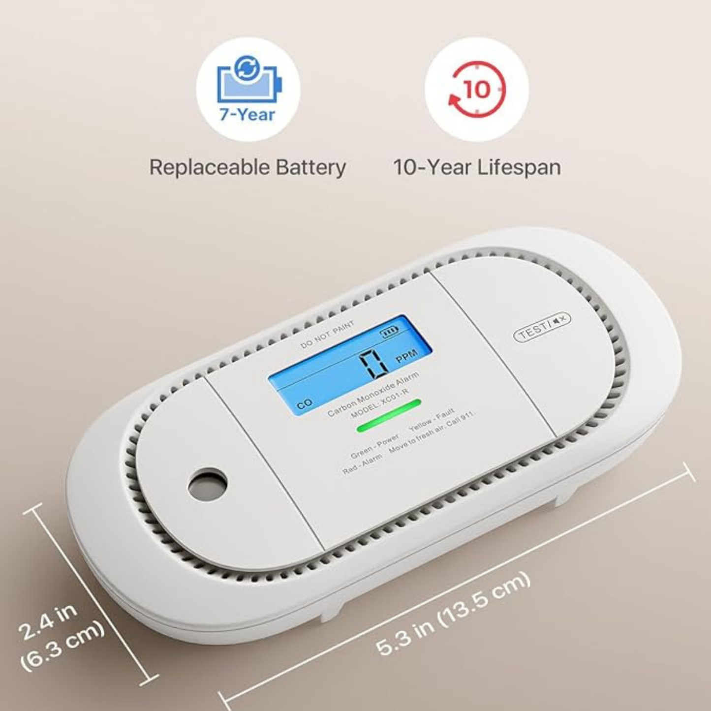 Carbon Monoxide Detector Alarm