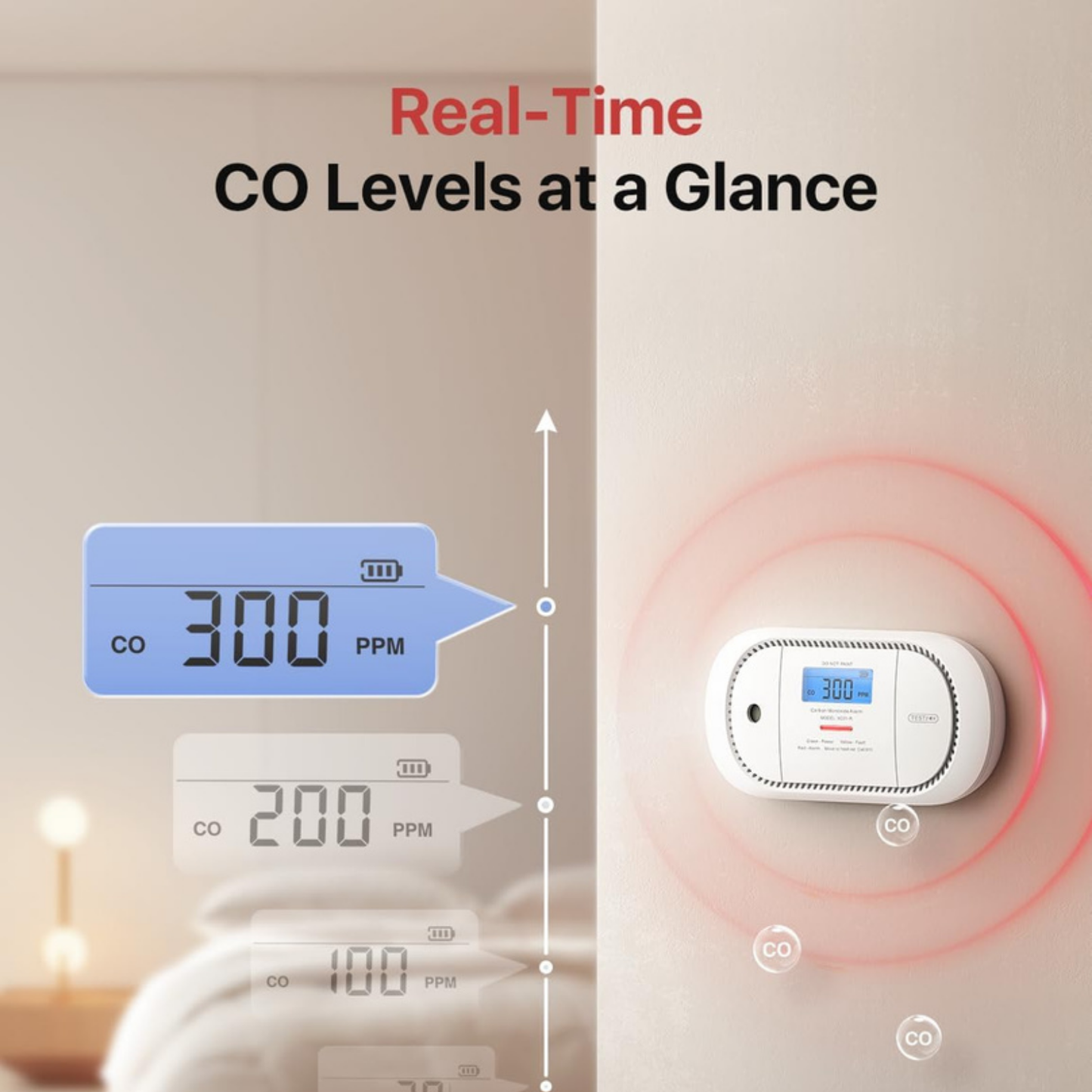 Carbon Monoxide Detector Alarm