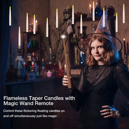 Floating Candles With Magic Wand