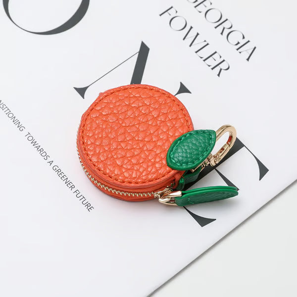 Cute Fruit Coin Purse Bag Charm Airtag Accessories