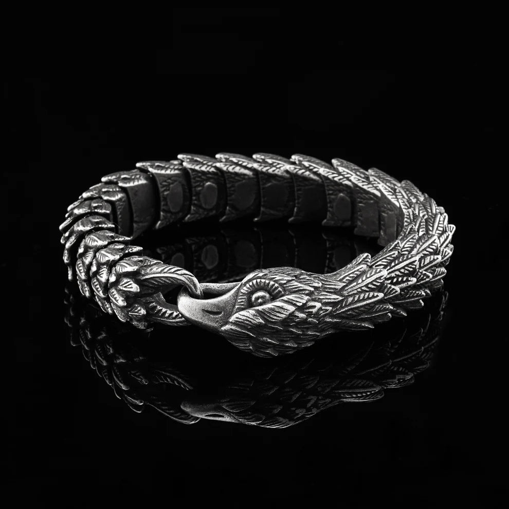 Vintage Eagle Titanium Steel Bracelet