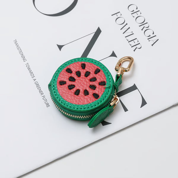 Cute Fruit Coin Purse Bag Charm Airtag Accessories