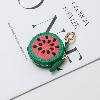 Cute Fruit Coin Purse Bag Charm Airtag Accessories