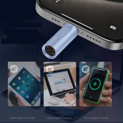 Type-C mobile phone cigarette lighter