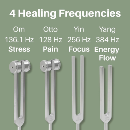 Resonance Tuning Forks for Healing Set
