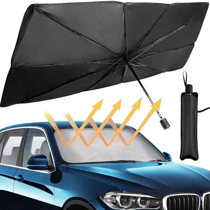Car Front Window Heat Protective Umbrella
