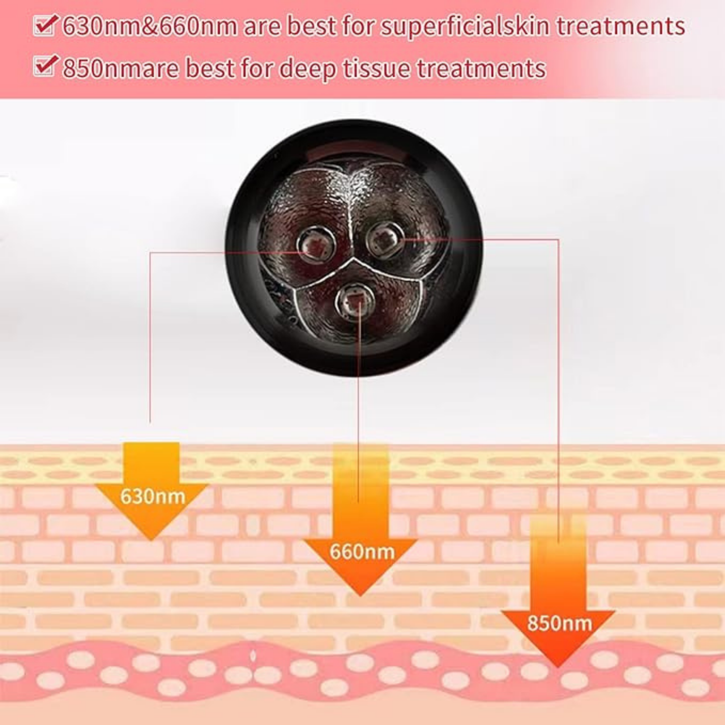 Red Light Therapy Eye Massager