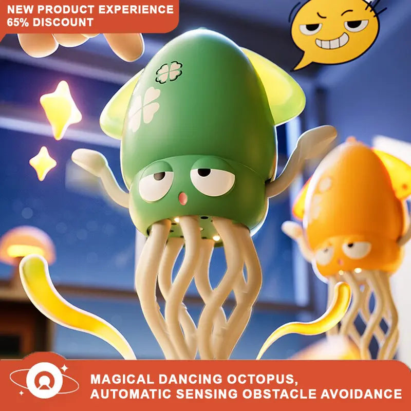 Electric Crawling Dancing Octopus Baby Toy