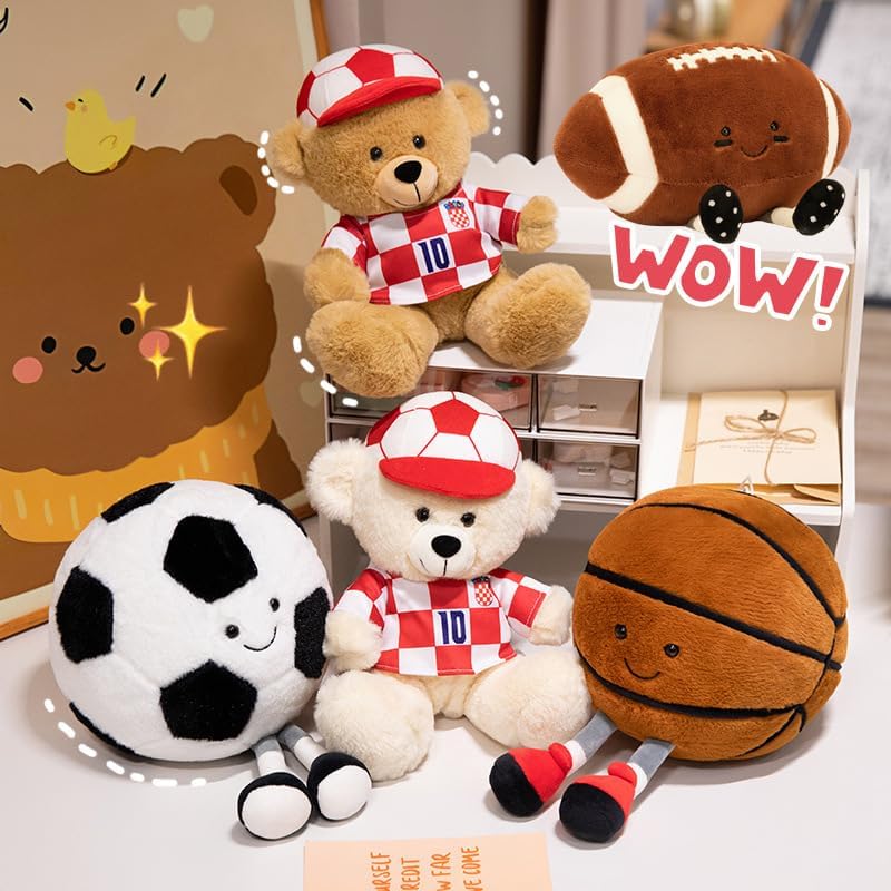 Cute Rugby Ball Plush Toy