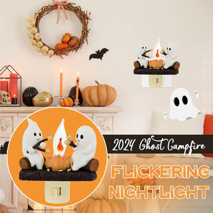 Ghost Campfire Flickering Night Light