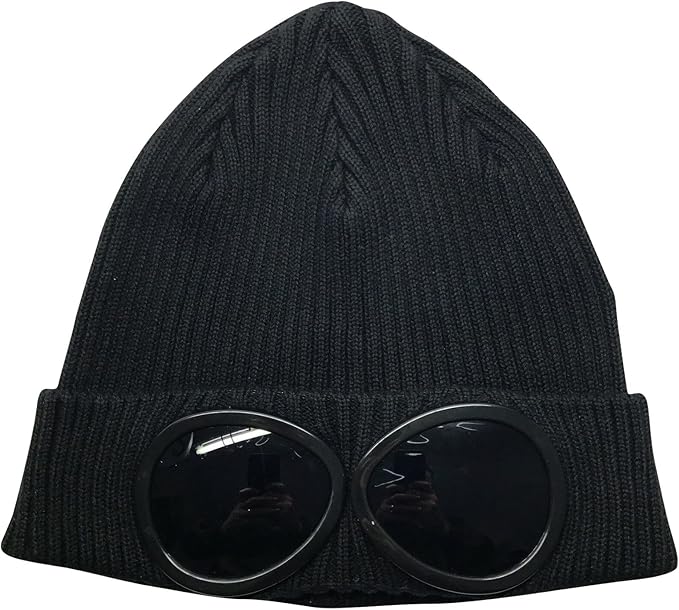 Goggles Lens Design Beanie Hat