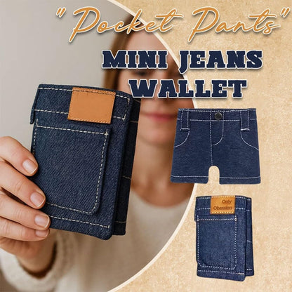 Pocket Pants Mini Jeans Wallet