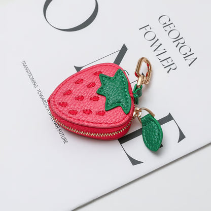 Cute Fruit Coin Purse Bag Charm Airtag Accessories