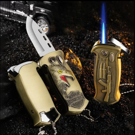 Flame Heavy Duty Metal Lighter