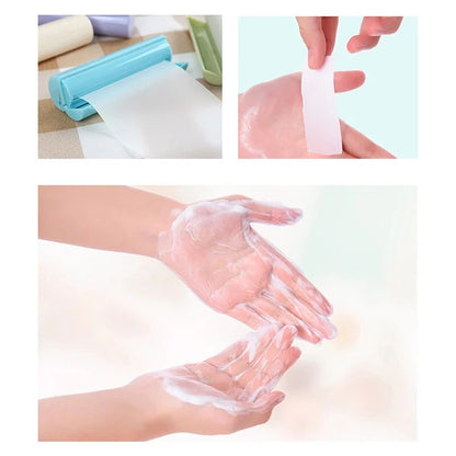 Disposable Scented Paper Soap Roll Portable