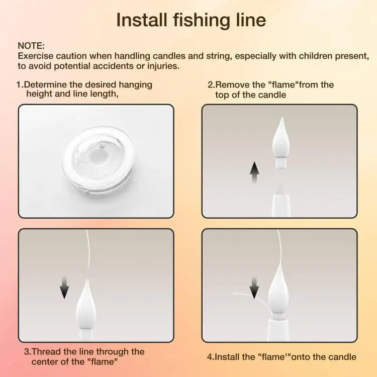 Floating Candles With Magic Wand