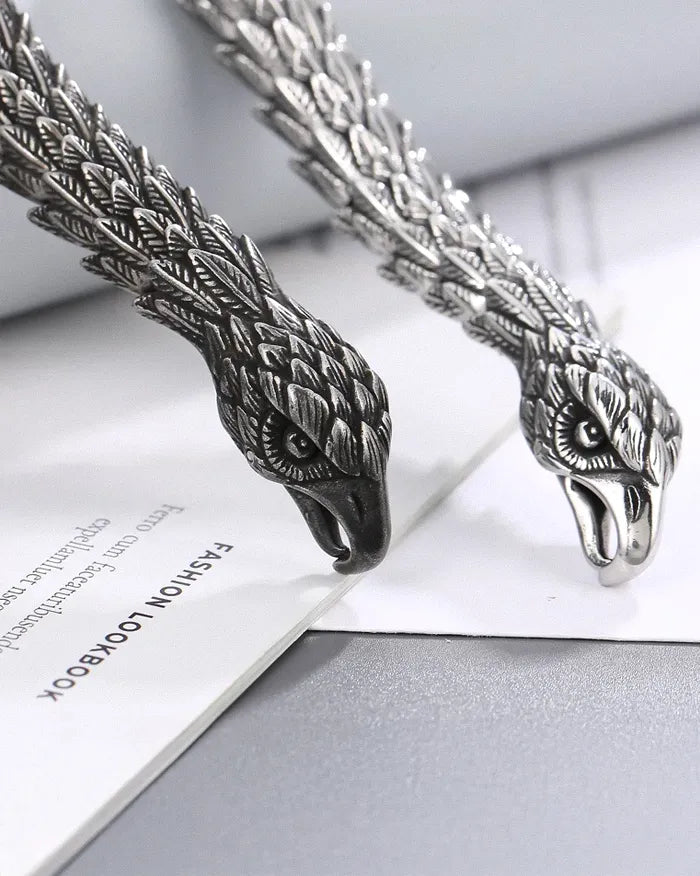 Vintage Eagle Titanium Steel Bracelet