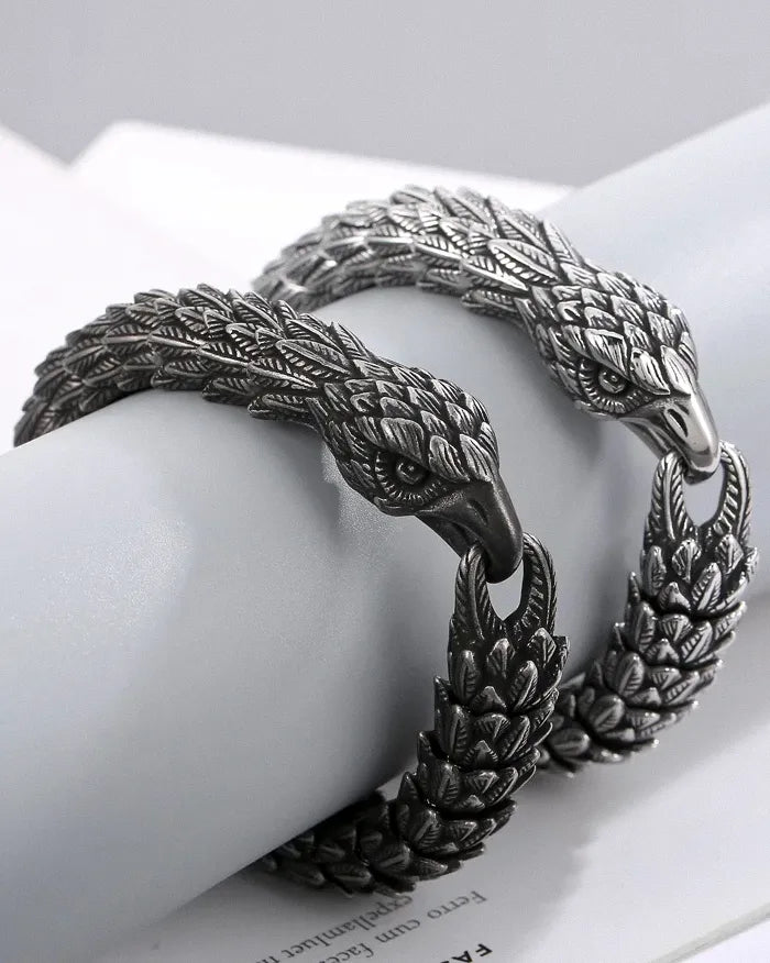 Vintage Eagle Titanium Steel Bracelet