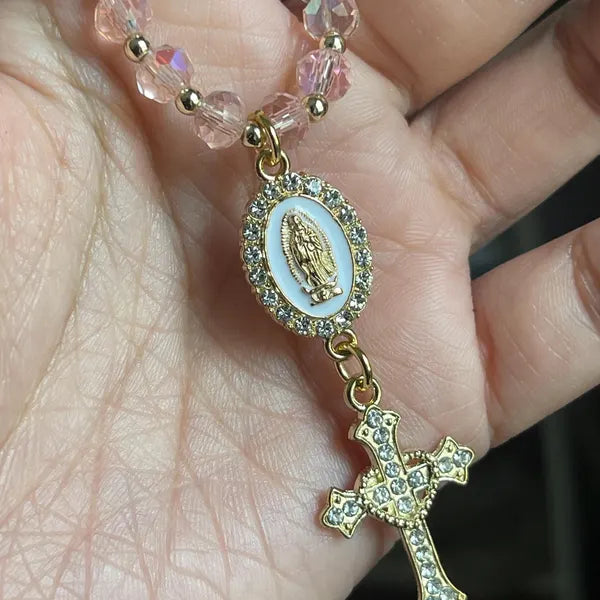 Steering Wheel Rosary-Virgin