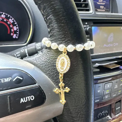 Steering Wheel Rosary-Virgin