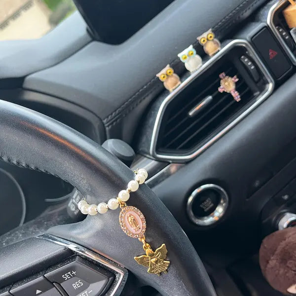 Steering Wheel Rosary-Virgin